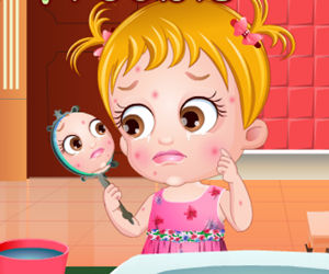 game Baby Hazel Skin Trouble