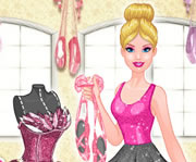game Barbie in Pink Shoes Designer