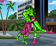 game Hulk Kissing