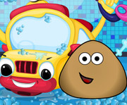 game Pou Car Wash