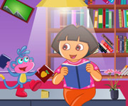 game Studious Dora Library Cleaning