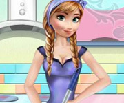 game Anna Frozen Great Cleaning