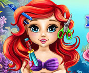 game Baby Ariel Real Haircuts