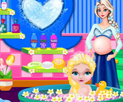 game Baby Elsa Bubble Bath
