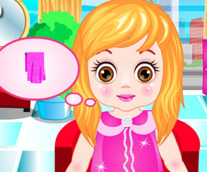 game Baby In Hair Salon