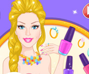 game Barbie Easter Nails Designer.
