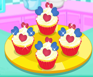 game Cute Heart Cupcakes