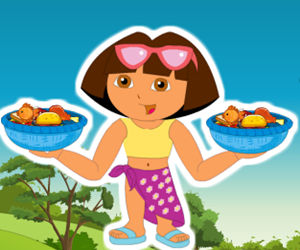 game Dora Messy Food