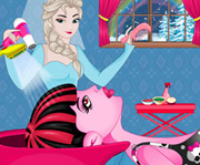 game Draculaura At Frozen Hair Salon