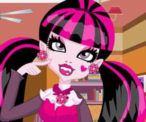 game Draculaura Hair and Facial