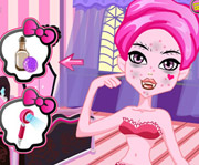 game Draculaura Summer Travel Makeover