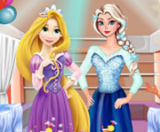 game Elsa And Rapunzel Party