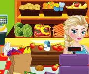 game Elsa At Supermarket