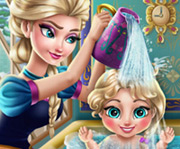 game Elsa Baby Wash