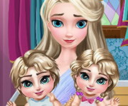 game Elsa Twins Care 2