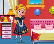 game Frozen Anna Bedroom Cleaning