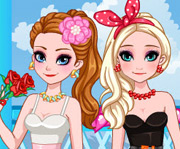 game Frozen Sisters Valentine Date