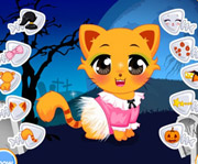 game Halloween Kitten Dressing Up