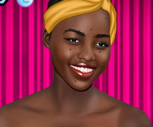 game Lupita Nyongo Oscar Makeover