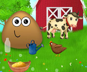 game Pou at the Farm