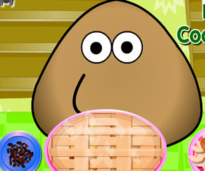 game Pou Cooking Pie