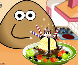 game Pou Ice Cream Decoration