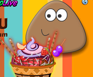 game Pou Ice Cream Shop