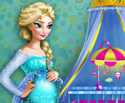 game Pregnant Elsa Maternity Decor