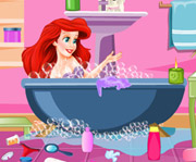 game Princess Ariel Bathroom Cleaning