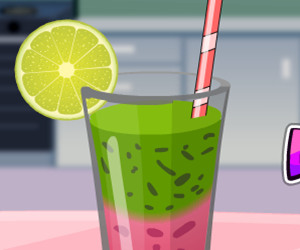 game Strawberry Kiwi Double Decker Smoothie