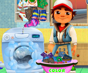 game Subway Surfers Washing Clothes