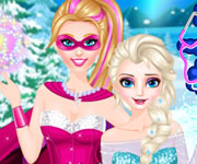 game Super Barbie Rescue Elsa Doctor