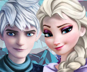 game Sweet kissing Elsa and Jack Frost