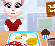 game Talking Angela Cooking Breakfast