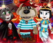 game Talking Tom And Angela Halloween Party