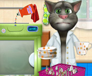 game Talking Tom Washing Dishes