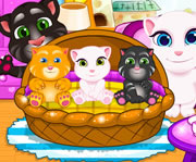 game Tom and Angela Cat Makeup Baby Room